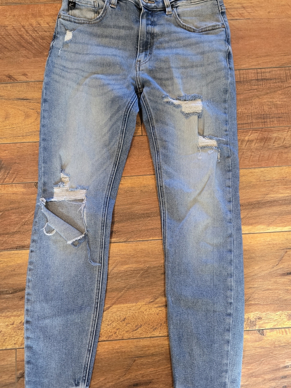 KanCan Light Blue Distressed Skinny Jeans